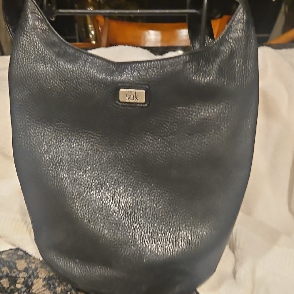 The Sak Black Leather Handbag